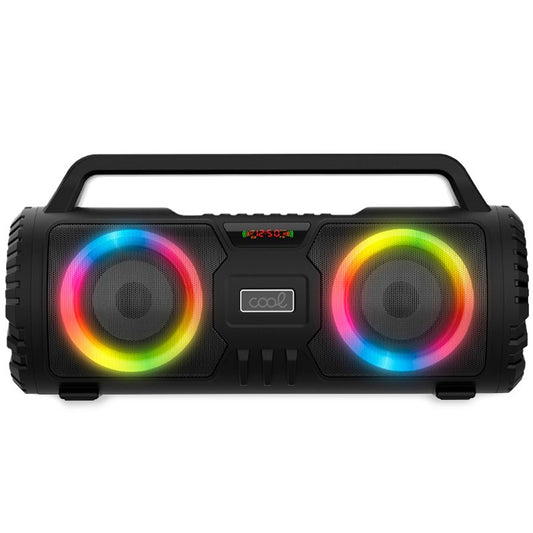 Coluna Bluetooth universal para música da marca COOL Tube (25W) preta