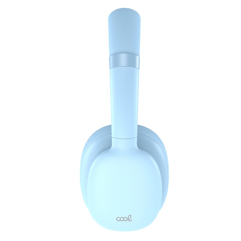 Auriculares Stereo Bluetooth Cascos COOL Roller Celeste