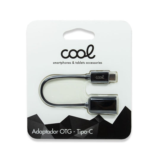 Câble d'entrée USB OTG Type-C universel COOL (noir)