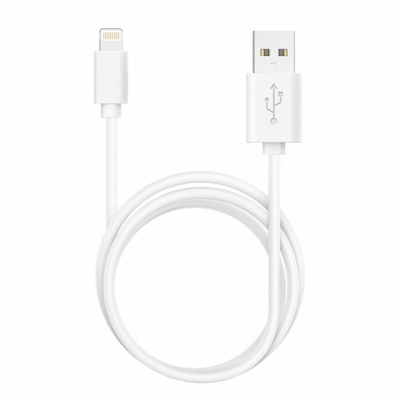 Cabo USB COOL Lightning compatível para iPhone/iPad (1,2 metros) Branco