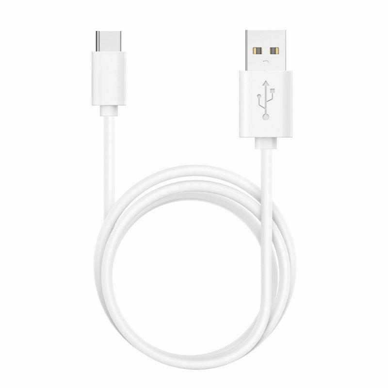 Cabo USB universal compatível COOL TIPO C (1,2 metros) branco 2,4 A
