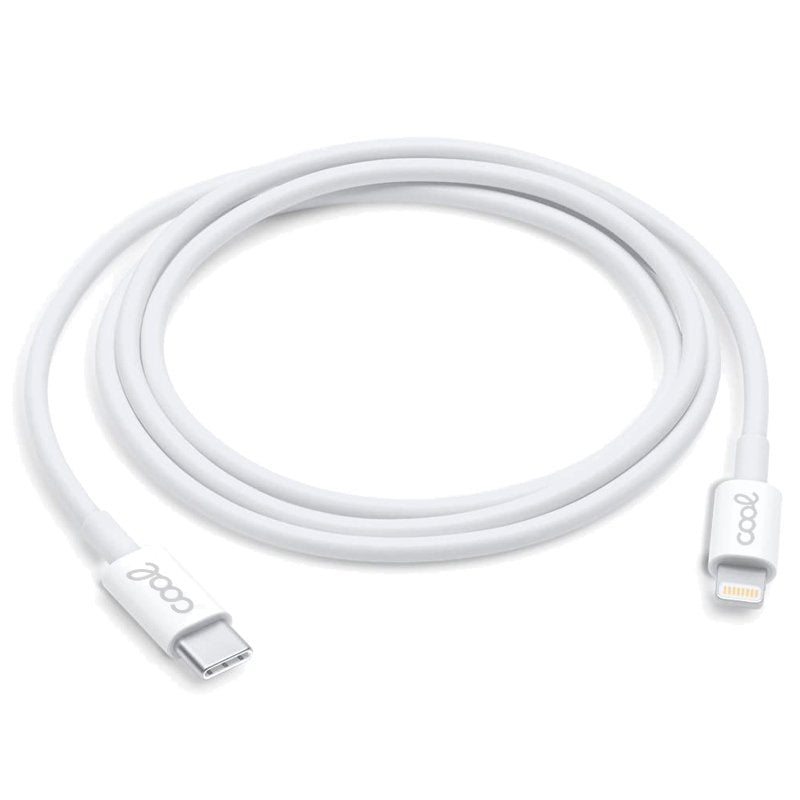 Cabo USB Universal Compatível COOL TYPE C para Lightning (1,2 metros) Branco