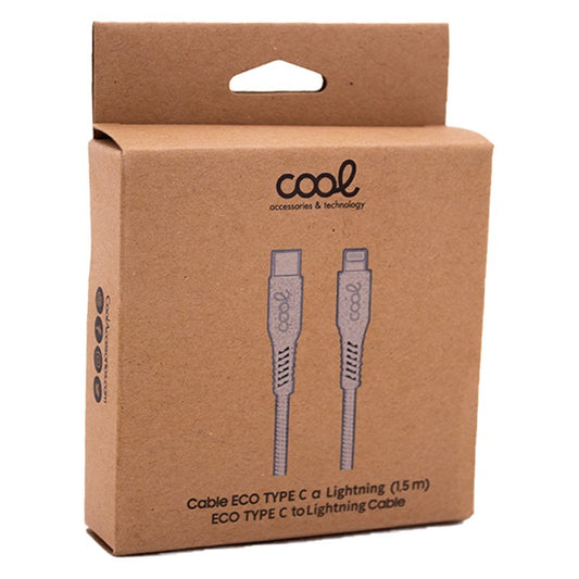 Câble USB universel COOL ECO Type-C vers Lightning pour iPhone (1,5 mètre)