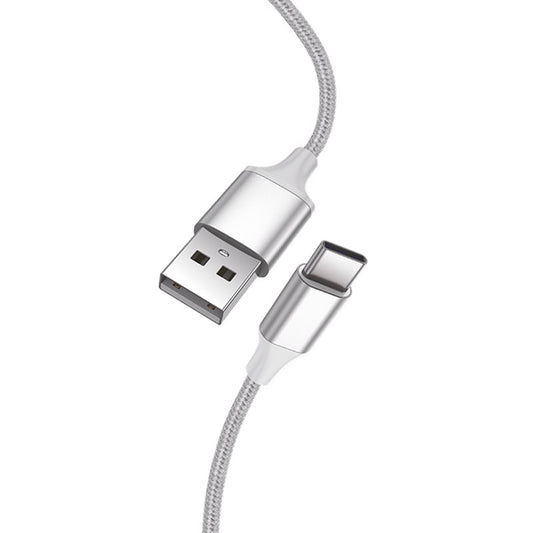Cabo USB universal tipo C em nylon COOL (1,2 metros)