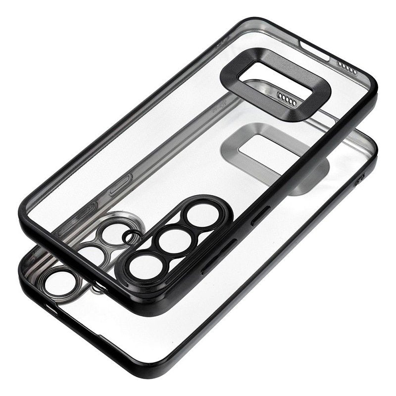 Carcasa COOL para Samsung A266 Galaxy A26 5G Borde Metalizado (Negro)