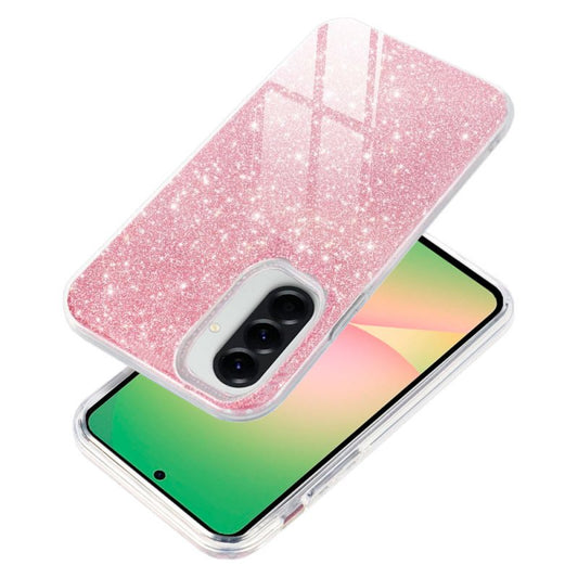 Carcasa COOL para Samsung A566 Galaxy A56 5G Glitter Rosa