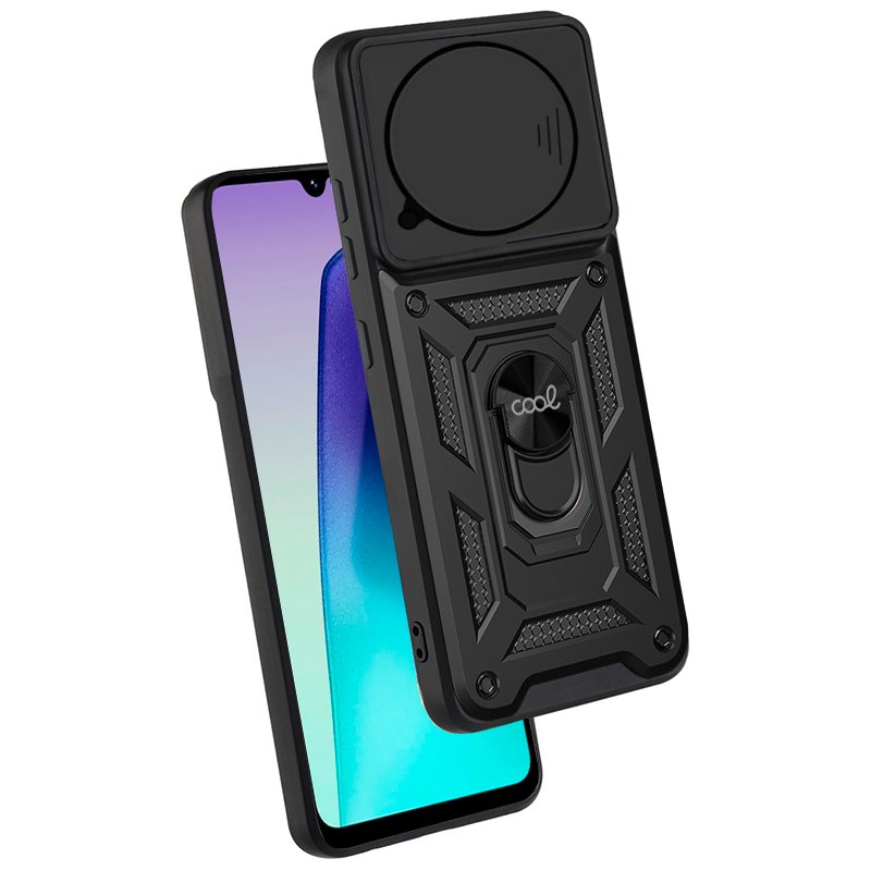 Carcasa COOL para Xiaomi Redmi 14C / Poco C75 Hard Ring Negro