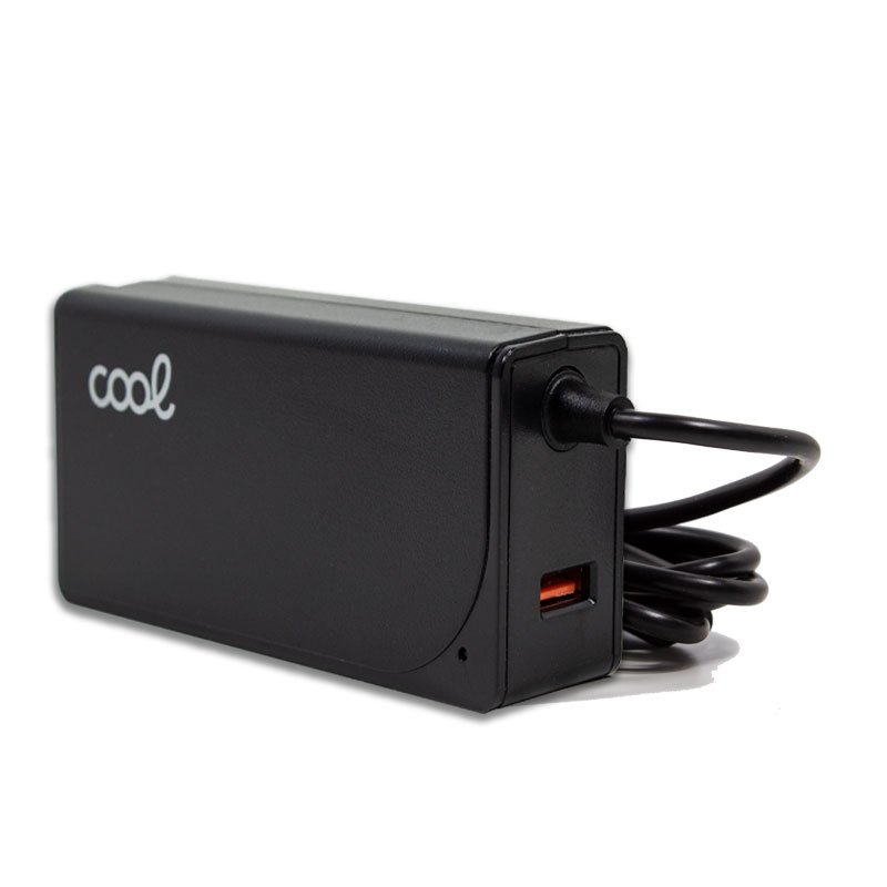 Carregador universal automático para portátil de 65 W + 11 conectores USB QC3.0