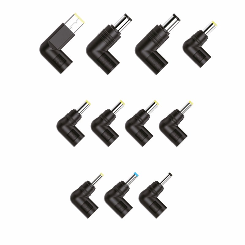 Carregador universal automático para portátil de 65 W + 11 conectores USB QC3.0