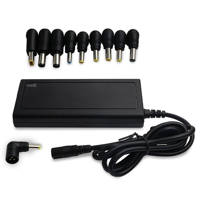 Carregador universal automático para portátil de 90 W, COOL Slim + 10 conectores USB QC3.0