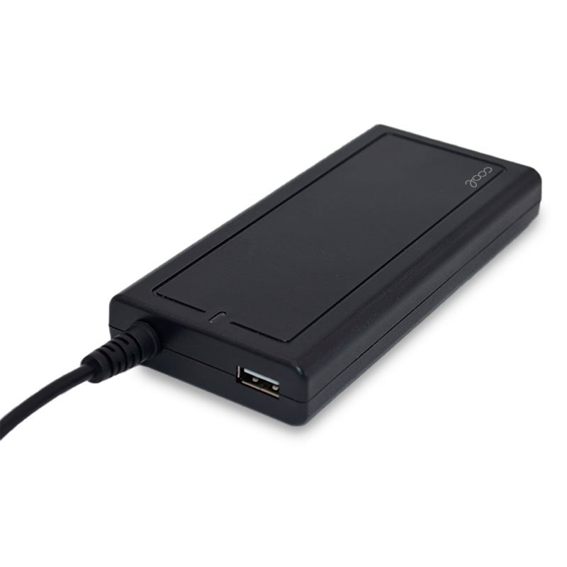 Carregador universal automático para portátil de 90 W, COOL Slim + 10 conectores USB QC3.0