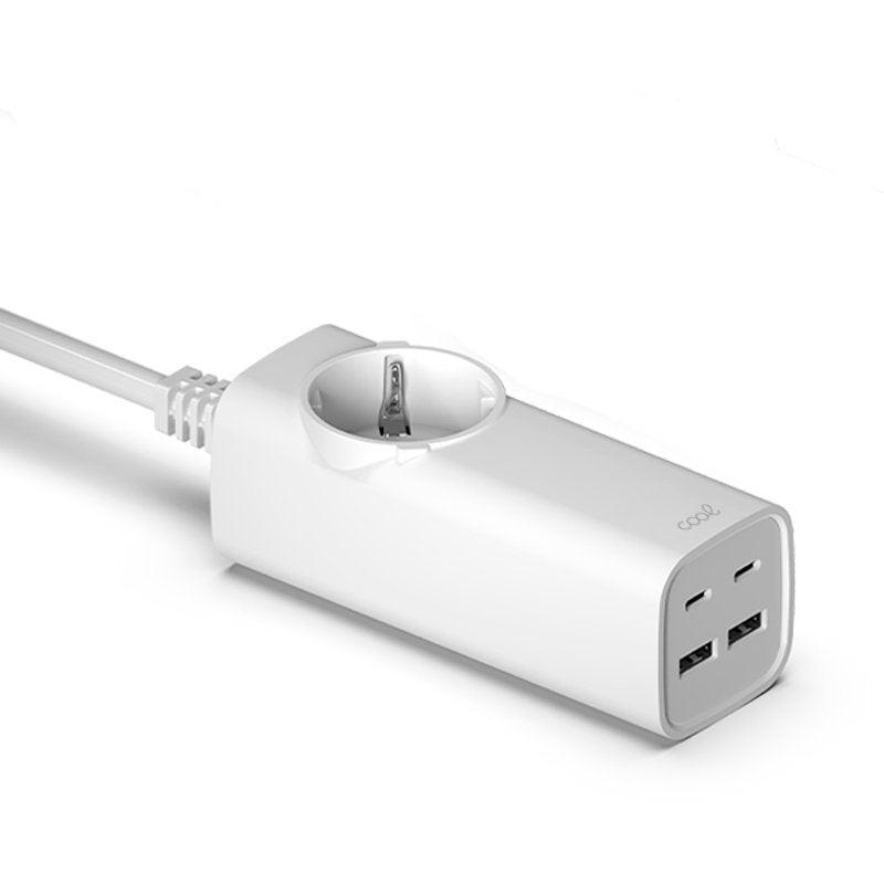 Carregador universal multiportas COOL 65 W (5 portas de alimentação) branco