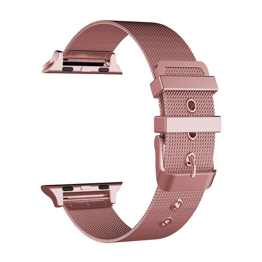 Pulseira Cool para Apple Watch Series 1 / 2 / 3 / 4 / 5 / 6 / 7 / 8 / 9 / SE (38 / 40 / 41 mm) Metal Rosa