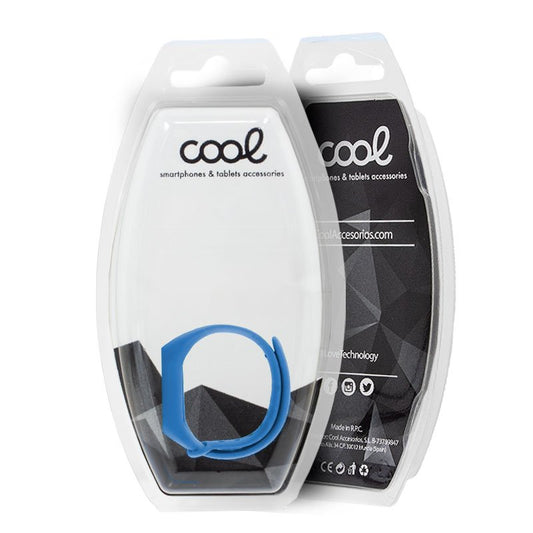 Cool Pulseira para Xiaomi Mi Band 5 / 6 / 7 / Amazfit Band 5 Azul Claro Liso