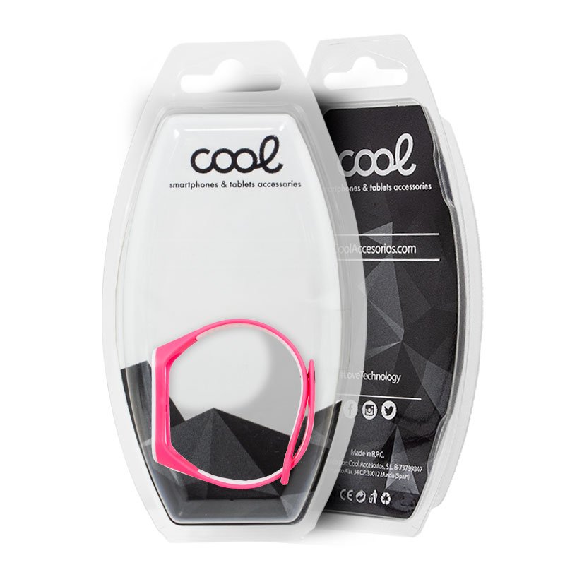 Cool Pulseira para Xiaomi Mi Band 5 / 6 / 7 / Amazfit Band 5 Sport Fúcsia