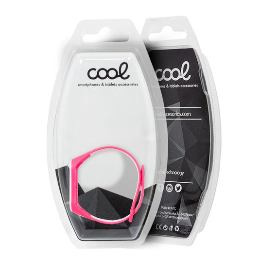 Cool Pulseira para Xiaomi Mi Band 5 / 6 / 7 / Amazfit Band 5 Sport Fúcsia
