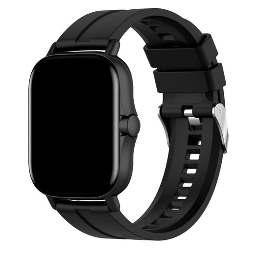 Pulseira Universal 20mm Amazfit Bip / GTS / Bip Lite / Huawei / Samsung / COOL Borracha Preta