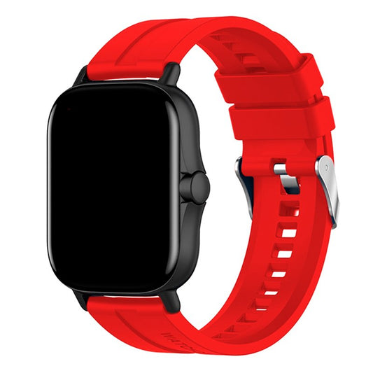 Pulseira Universal 20mm Amazfit Bip / GTS / Bip Lite / Huawei / Samsung / COOL Borracha Vermelha