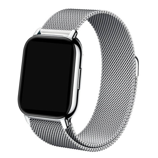 Pulseira Universal 20mm Amazfit Bip / GTS / Bip Lite / Huawei / Samsung / COOL Metal Prata