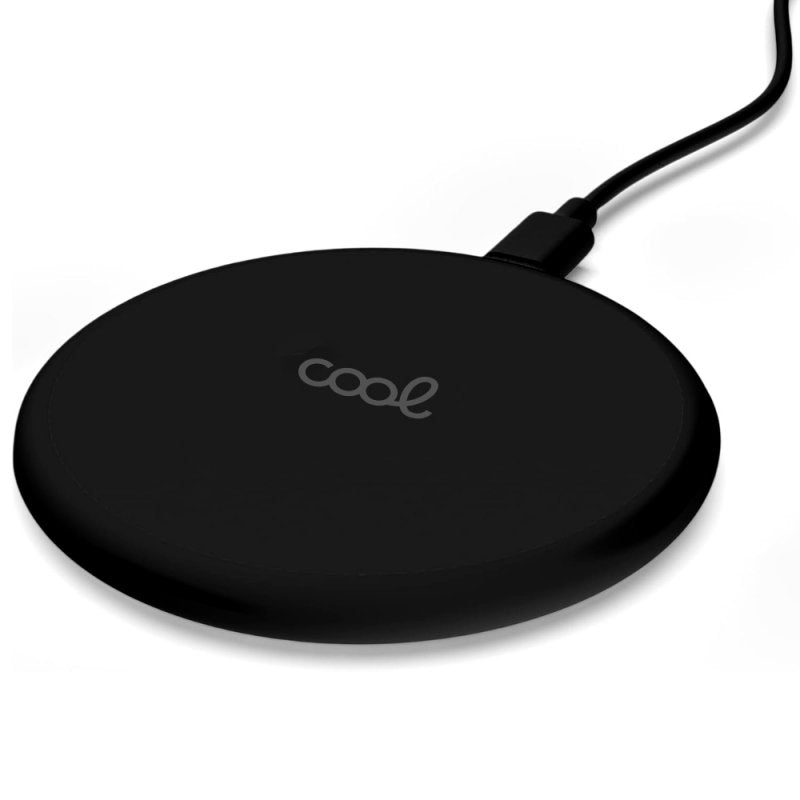 Dock Base Cargador Smartphones Inalámbrico Qi Universal COOL Negro