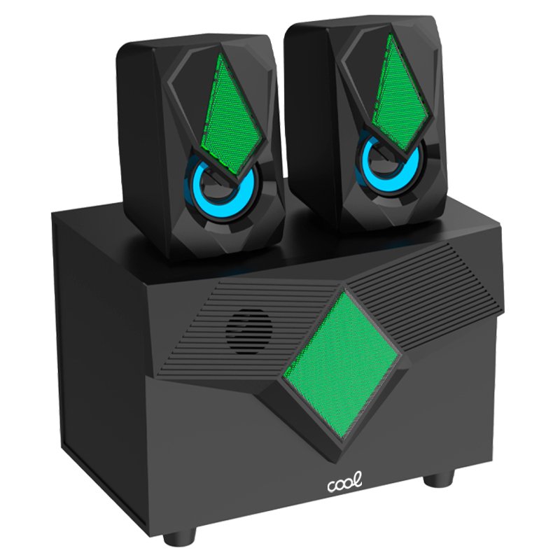 Equipamento áudio para PC COOL Gaming LED USB 15W
