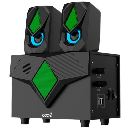 Equipamento áudio para PC COOL Gaming LED USB 15W