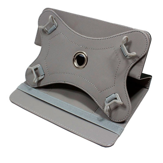 Étui rotatif en similicuir rose pour tablette/ebook 7 pouces