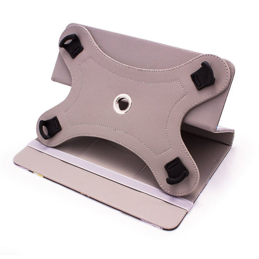 Étui rotatif noir lisse pour tablette/ebook 9 pouces