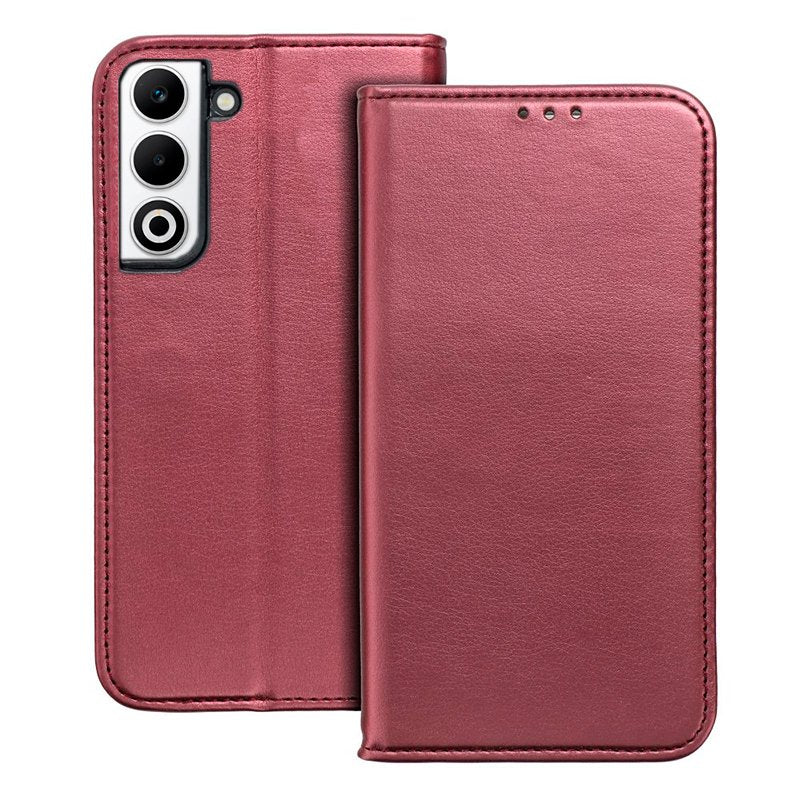 Funda COOL Flip Cover para Oppo A5 4G / A5 5G Liso Burgundy