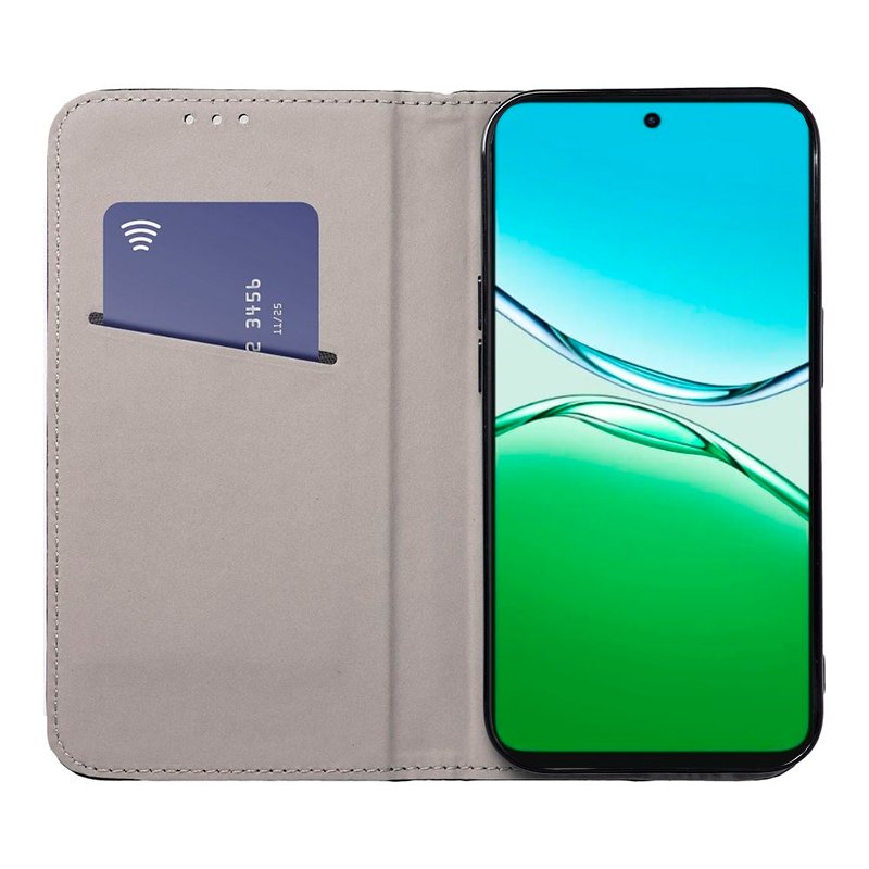 Funda COOL Flip Cover para Oppo A5 Pro / A5 Pro 5G Liso Burgundy