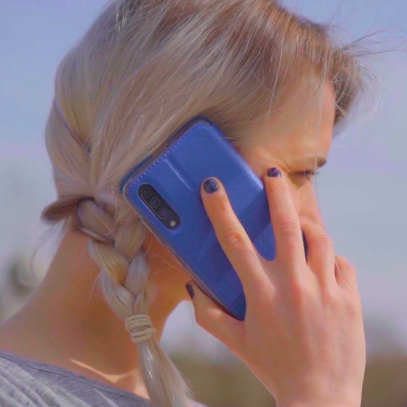 Funda COOL Flip Cover para Xiaomi Redmi Note 14 5G Liso Azul