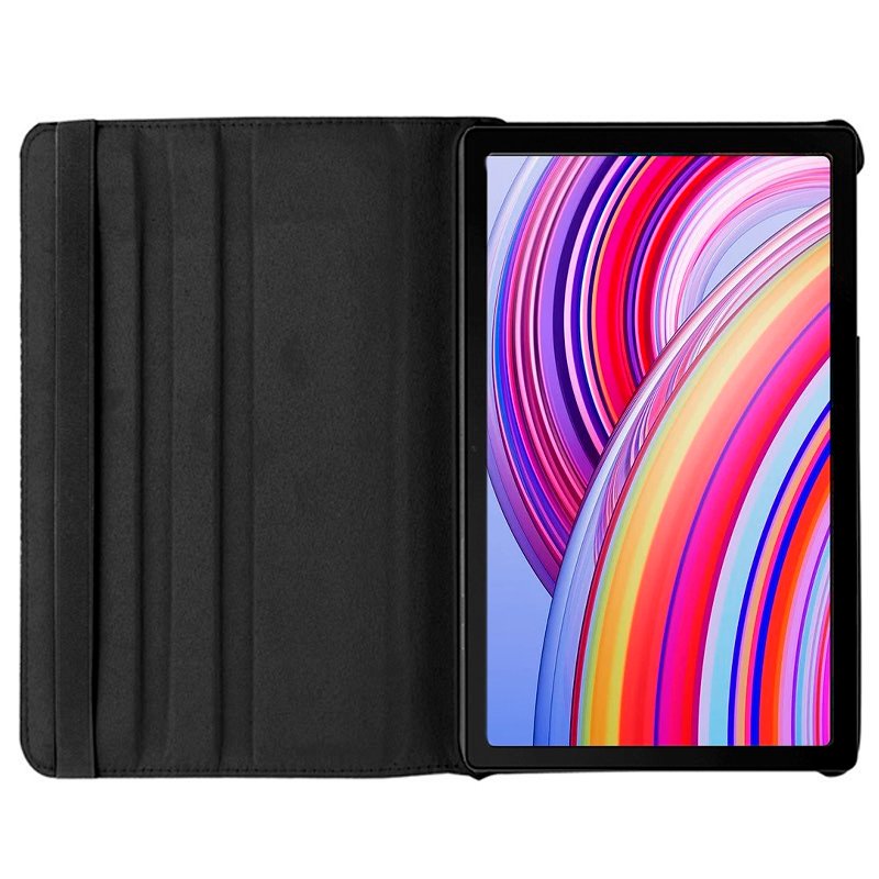Funda COOL para Xiaomi Redmi Pad Pro (12.1 pulg) Giratoria Polipiel Negro