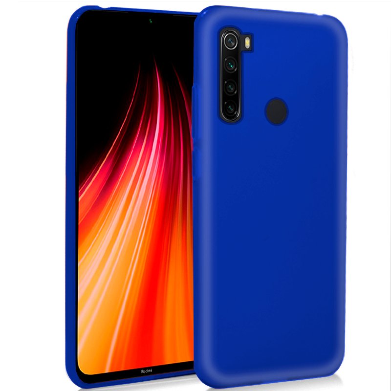 Funda COOL Silicona para Xiaomi Redmi Note 8 / Note 8 (2021) Azul