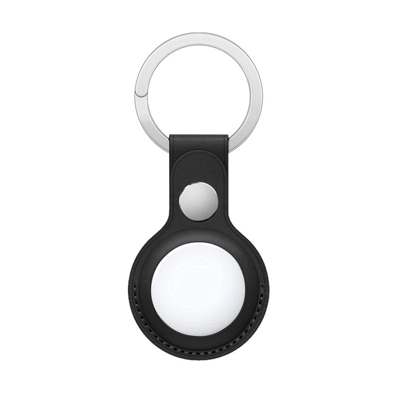 Llavero Protector COOL Compatible con AirTag Polipiel Negro