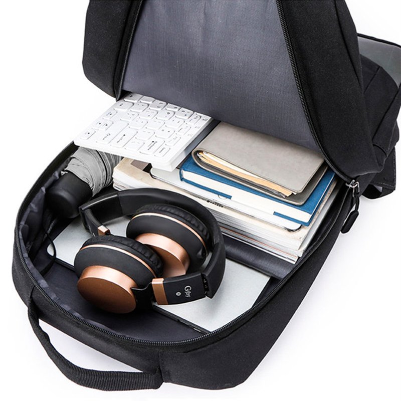 Mochila Cool Report para portátil de 15-16 polegadas preta e cinzenta