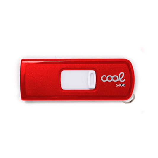 Pen Drive USB x64 GB 2.0 COOL Basic Vermelho