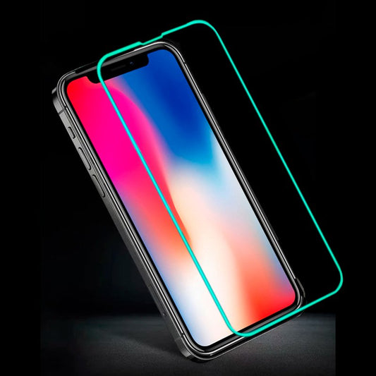Protection d'écran en verre trempé pour iPhone X / iPhone XS / iPhone 11 Pro (Néon)