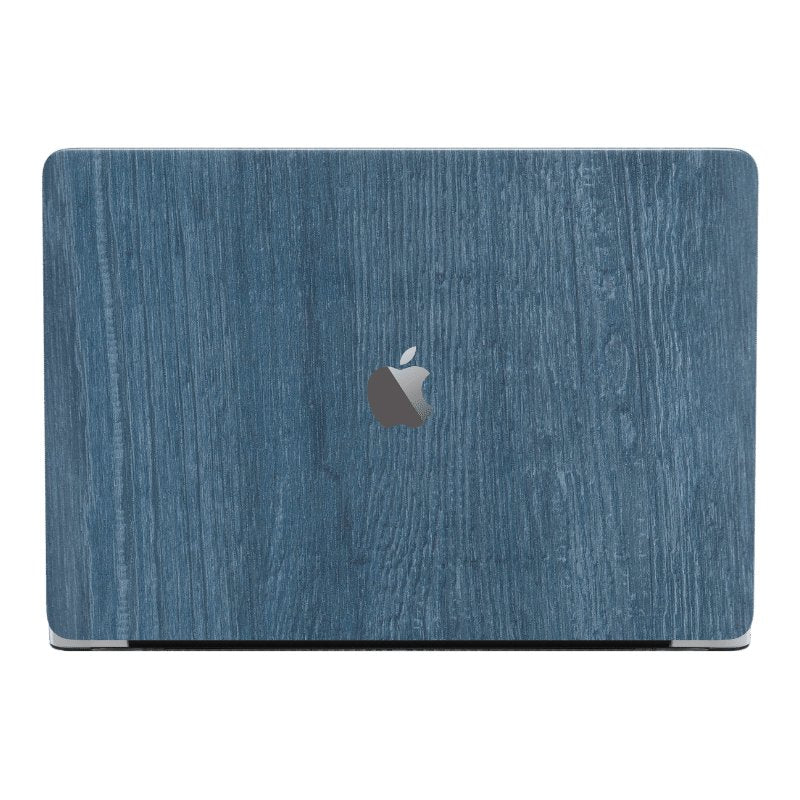 Protetor de vinil colorido para portátil Devia de 15 polegadas, madeira azul