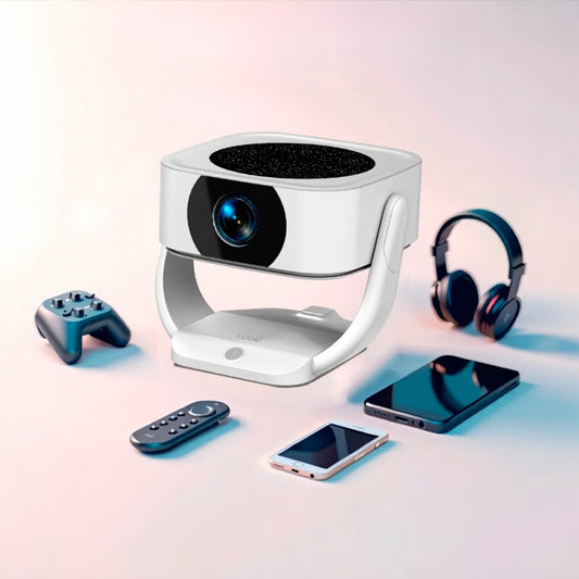 Proyector Compacto 3500 Lúmenes COOL Onix Altavoz Integrado + HDMI / USB + Wifi Mirror (Blanco)