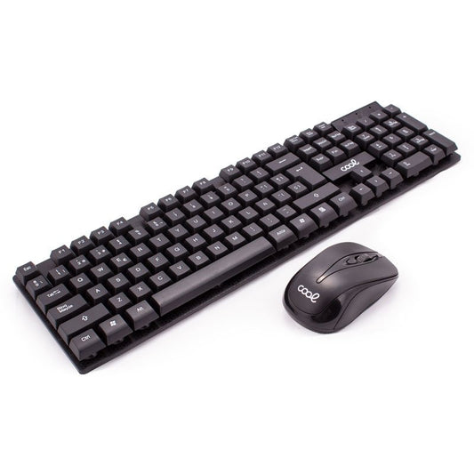 Kit sem fios para PC com teclado USB espanhol + rato California Cool