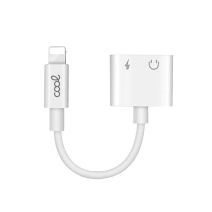 Adaptador Bluetooth duplo com entrada de 3,5 mm + carregamento Lightning COOL
