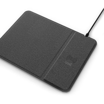 Tapete de Rato dobrável COOL + base de carregamento sem fios Qi de 15 W
