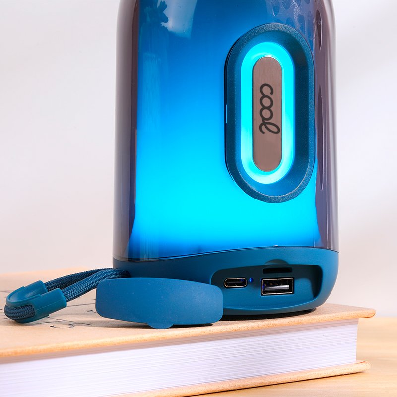 Coluna Bluetooth Universal Music 5W COOL Blast Marine
