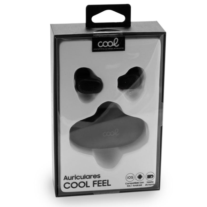 Auriculares Stereo Bluetooth Dual Pod Earbuds COOL Feel Negro