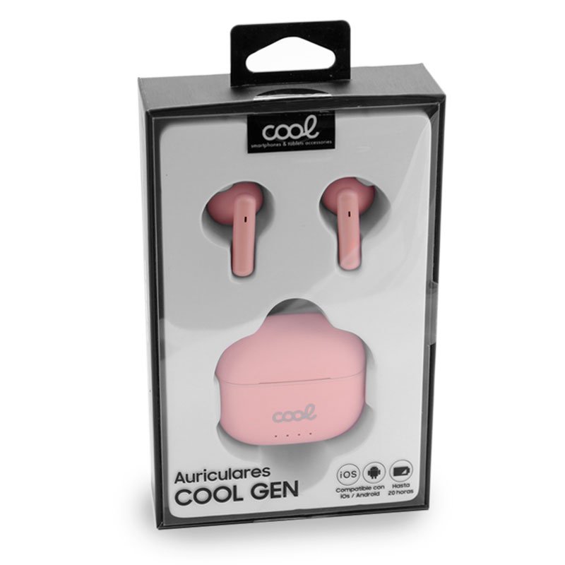 Auriculares Stereo Bluetooth Earbuds COOL Gen Rosa