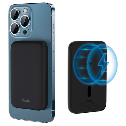 Bateria Externa Universal MAGNÉTICA Power Bank Qi 5000 mAh COOL Gris