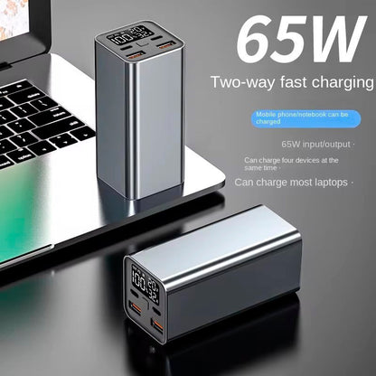 Carregador portátil universal 65W 20.000 mAh com bateria externa (portáteis) COOL cinzento