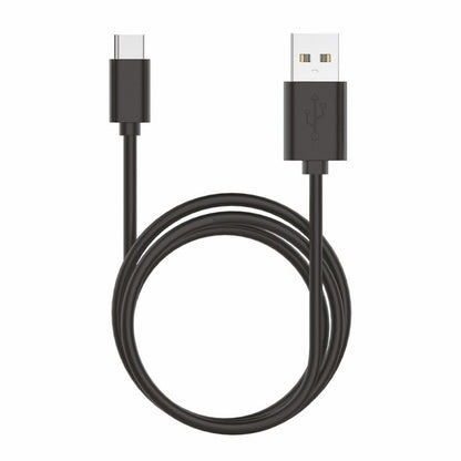 Cabo USB universal compatível COOL TYPE C (1,2 metros) preto 2,4 A
