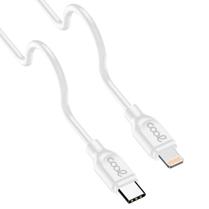 Cabo USB Universal Compatível COOL TYPE C para Lightning (1,2 metros) Branco