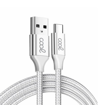 Cabo USB universal tipo C em nylon COOL (1,2 metros)